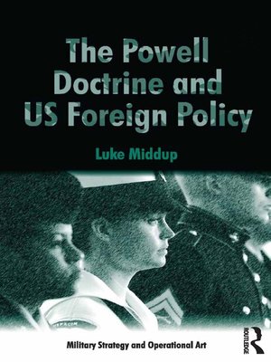 cover image of The Powell Doctrine and US Foreign Policy